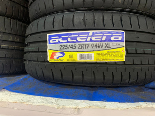 17、18、19、20インチあり、コンフォートタイヤ　225/45R17 新品2本