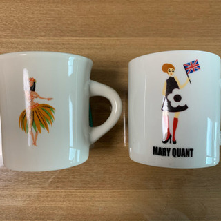 【無料】マグカップ２つ　&  コーヒーカップ2セット