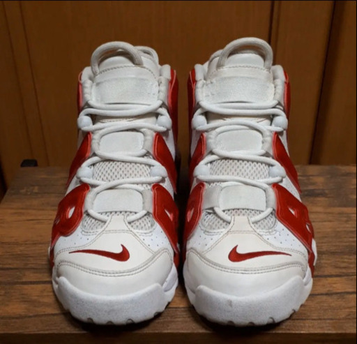 NIKE　モアテン　ジムレッド　エアモアアップテンポ　25.5cm