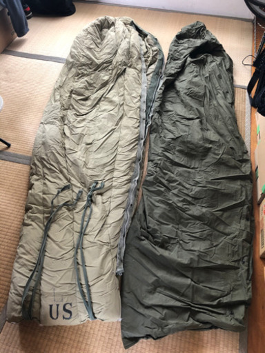 米軍放出品　羽毛寝袋