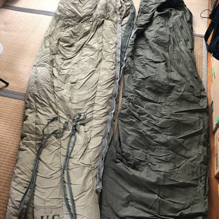 米軍放出品　羽毛寝袋
