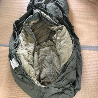 米軍放出品　羽毛寝袋の画像