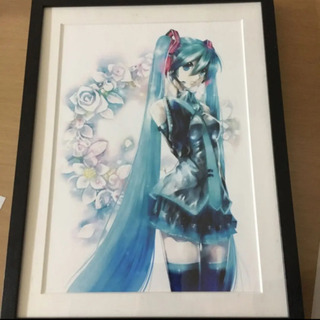 【取引中】初音ミク 〈Happyくじ C賞〉オリジナル複製原画