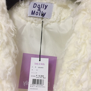 新品 タグ付き Dolly&Molly フェイクファー ジャケット コートの画像