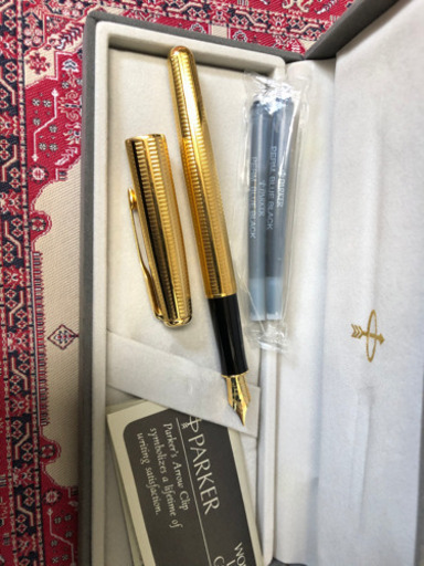 パーカーPARKER　ソネット　ゴールド　カスケード　万年筆　18K