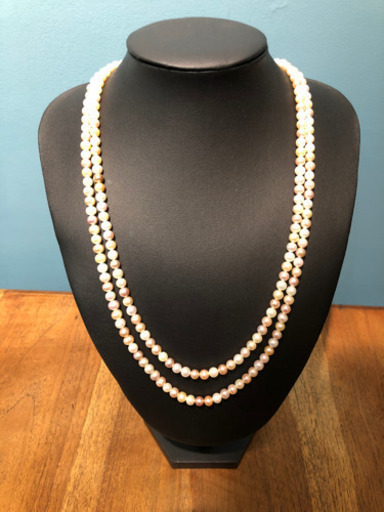 とても可愛ロングパールネックレス