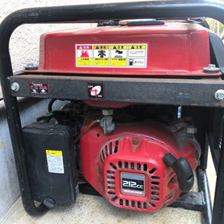 ワキタ ガソリン発電機　HPG2500-6　ゼネレーター AVR 60Hz 2300W メイホーシリーズの画像