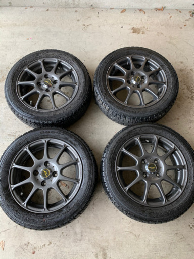 14インチ　4.5j +43 PCD100 軽自動車などに　アルミホイール