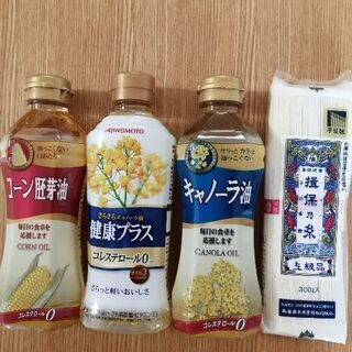 食料品セット☆調理油、素麺、生のり等☆の画像