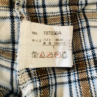 レディース　ネルシャツ②の画像