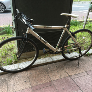 中古の自転車  27インチタイヤ