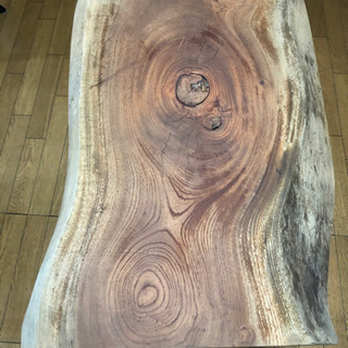 テーブル　手作りテーブル　ヒノキ　天然素材の画像