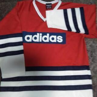 値下げしました❢　　adidas メッシュオーバーシャツ