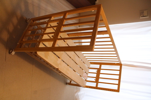 yamatoya 大和屋 soinel+long そいねーる+ロング ベビーベッド 添い寝ベッド 赤ちゃんベッド　ナチュラル