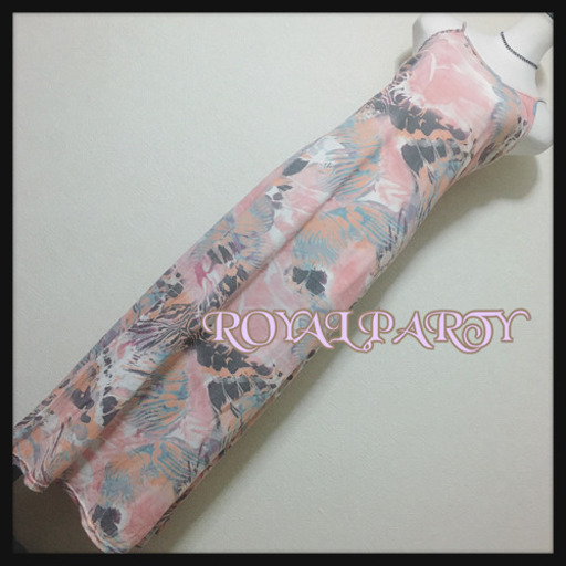 ご購入者様決定[ PARTY]マキシワンピース  ロング キャミソールワンピース