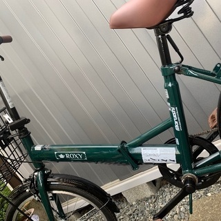  【MARUISHI】(丸石サイクル) ロキシー 20型カゴ付き折りたたみ自転車