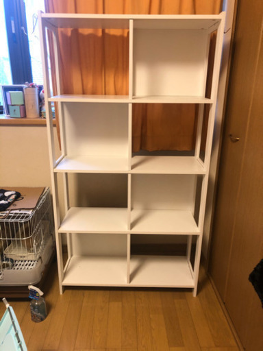 ニトリ製　白い本棚　美品
