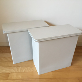 無印良品ダストボックス ゴミ箱 2個セットの画像