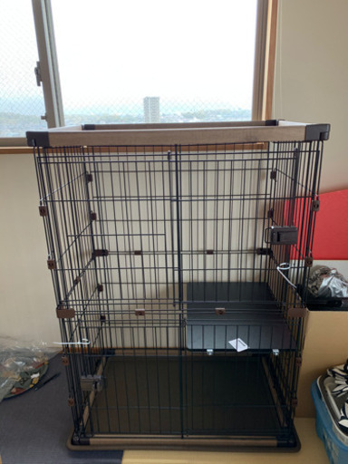 キャットケージ　ウッディスタイル　お洒落