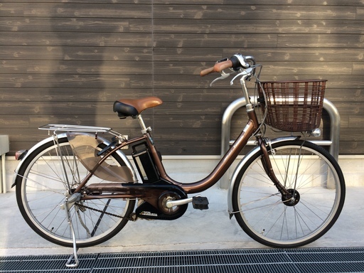 地域限定送料無料　パナソニック　ビビ　ライトU　新基準　軽量モデル　24インチ　アシスタ　ナチュラ　神戸市　電動自転車