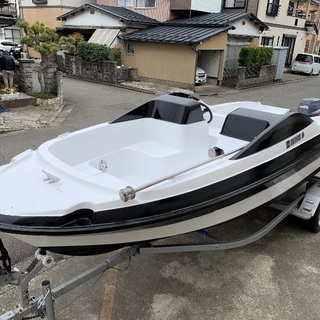 値下げヤマハSRVボート船外機2スト70psの画像