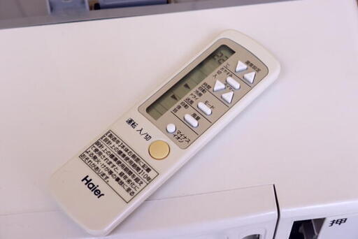 Haier ハイアール 2017年製 冷房専用 窓用エアコン JA-16R 1.6kw AC100V リモコン 窓枠付 5～6畳