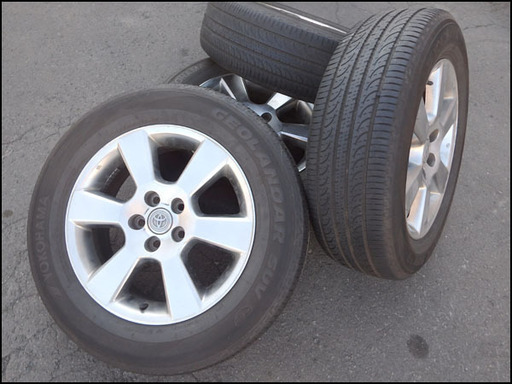 TOYOTA/トヨタ◆30系ハリアー純正17インチアルミホイール/225/65R17◆4本セット/タイヤ付