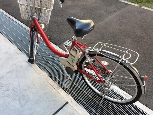 地域限定送料無料 パス ラフィーニ 子供乗せ 8,7AH 赤 神戸市