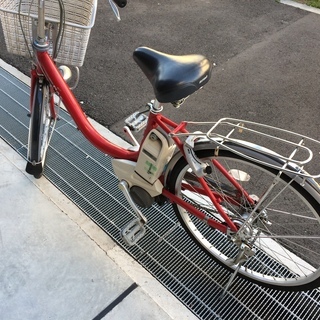 地域限定　ヤマハ　パス　リチウム　24インチ　6AH　赤　アシスタ　ビビ　神戸市　電動自転車 の画像
