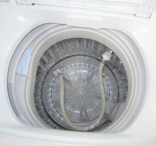 アマダナ 洗濯機 5.5kg 幅53㎝ AT-WM55 説明書付き ホワイト ☆ PayPay(ペイペイ)決済可能 ☆ 札幌市 白石区 東札幌