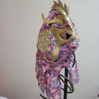 プロレスのマスク。ウルティモ ドラゴンのサイン入り本物マスクを売ります。の画像