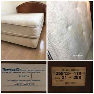 クイーンベッド ♪ キングスダウン マットレス  トーマスビル  の画像