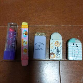 消しゴム　中古　5個セットの画像