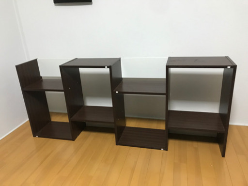 おしゃれな棚　ダークブラウン