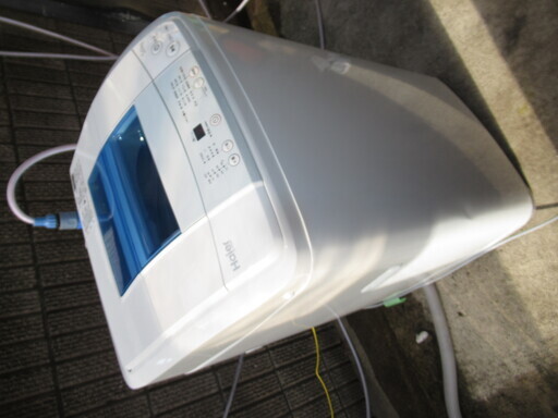 正常作動品 ハイアール JW-K50K 2016年 5.0Kg 乾燥機能付洗濯機 縦型 一人暮コンパクト ホワイト 室内使用 付属品：給水ホース・排水ホースあり。