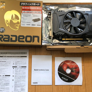メーカー保証付き　玄人志向 RD-RX560-E2GB/OC R...