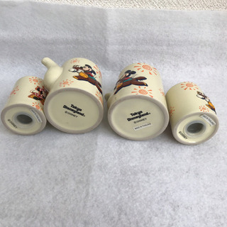 ディズニー ミッキーミニー調味料入れ4点セット 未使用品の画像