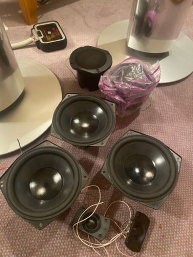 貴重！Bang & Olufsen バング＆オルフセン　B&O スピーカーペア Beolab1   アルミ　定価100万
