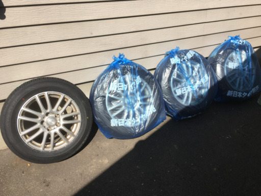 205/60r16 ホイール付き夏タイヤ　新品ダンロップ