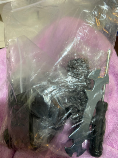 折り畳み、チャリ、組み立て部品あり