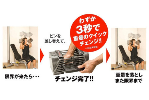 ダンベル　可変式　筋トレ