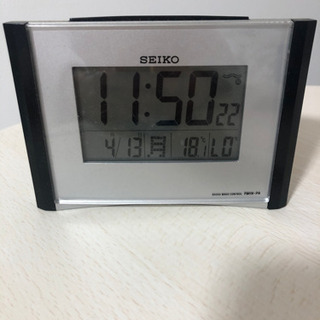 決定済　SEIKO電波置き時計