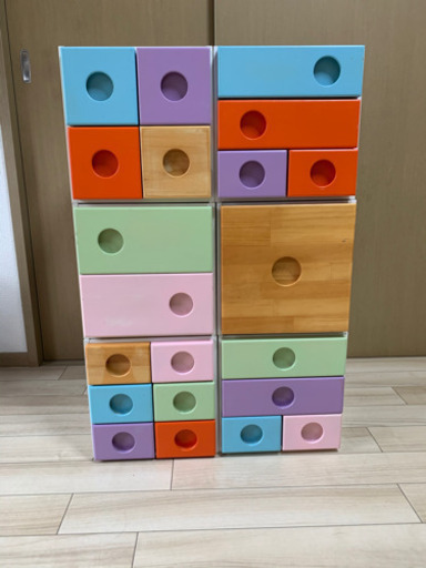 カラフルな収納ボックス！