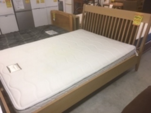 ＩＤ：Ｇ918903　マット付ダブルベッド