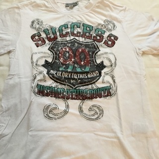 新品男子140Tシャツ白の画像