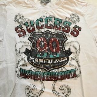 新品男子140Tシャツ白の画像