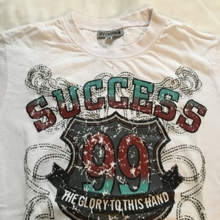新品男子140Tシャツ白