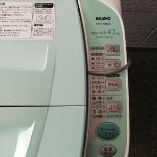 全自動洗濯機4.2キロ