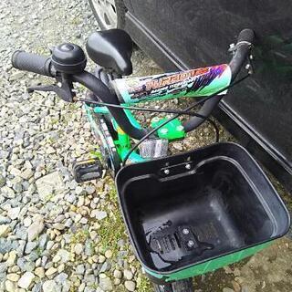 子供用 12ｲﾝﾁ 自転車 補助輪・手押棒あり AVIGO 保育園・幼稚園の画像