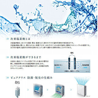 日立 次亜塩素酸加湿器 ピュアクリエ HLF-Z5000 SETの画像